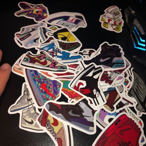 Lot of 50 Nike Air Jordan Vinyl Stickers - Jordan 1, Nike Dunk, Jordan 3, etc - Picture 11 of 11